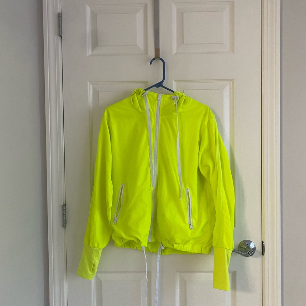 ZYIA Electric Yellow bomber jacket